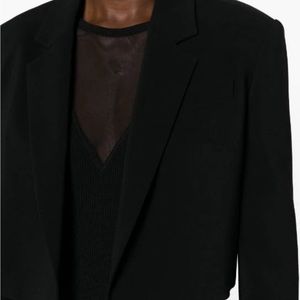 MICHEL CHOE DESIGNS Blazer Crop